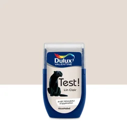 Testeur Peinture Lin Clair Satin Dulux Valentine Crème De Couleur 0.03 L