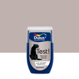Testeur Peinture Marron Glace Satin Dulux Valentine Crème De Couleur 0.03 L