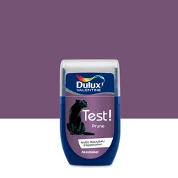 Testeur peinture prune satiné Crème de couleur DULUX VALENTINE 30 ml