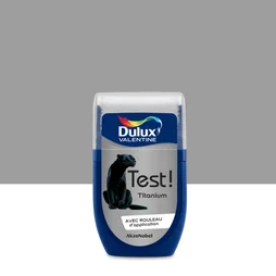 Testeur Peinture Titanium Satin Dulux Valentine Crème De Couleur 0.03 L