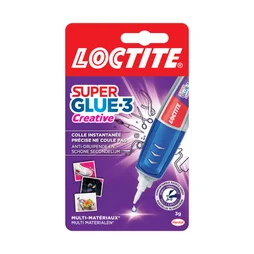 Colle d'assemblage loctite superglue-3 creative stylo gel 3g