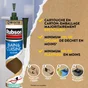 Mastic silicone cuisine/bain noir RUBSON cartouche 280 ml