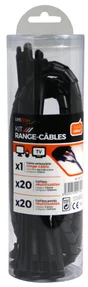 Kit Range-Câble 40 Colliers Et 1 Gaine