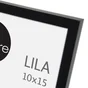 Cadre Lila, noir, 10 x 15 cm