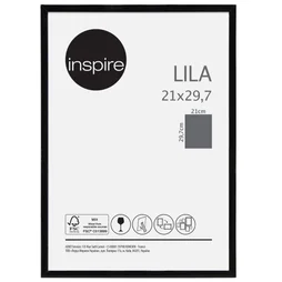 Cadre Lila, 21 X 29.7 Cm, Noir