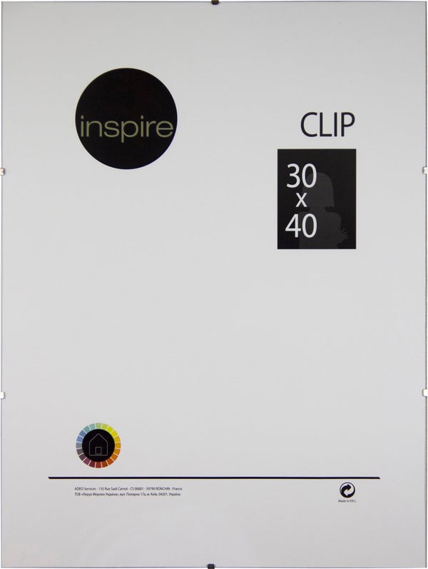 Cadre Clip, 30 x 40 cm