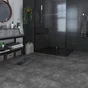 Dalle PVC adhésive médio ARTENS, SHY GALENA gris anthracite