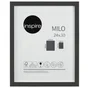 Cadre Milo, l.24 x H.30 cm bois noir