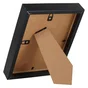 Cadre Milo, l.24 x H.30 cm bois noir