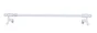 Kit Tringle Helix Diam. 7/9 Mm Blanc Brillant 50/80 Cm Métal