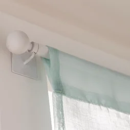 Barre De Vitrage Design Blanc Mat, Diam. 8/10 Mm Entre 40 Et 70 Cm Inspire