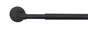 Tringle À Rideau Charme Curve Noir Mat, Diam. 8/10 Mm De 70 À 120 Cm Inspire