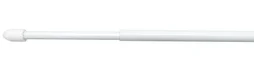 Lot de 2 barres rondes diam. 7 mm blanc brillant 30-50 cm acier