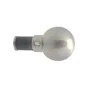 Lot De 2 Embouts Inspire, Chromé, Brossé Pour Barre De Vitrage Boule Diam.8/10 M