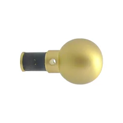 Lot De 2 Embouts Inspire, Doré Mat, Pour Barre De Vitrage Diam.8/10 Mm