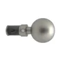 Lot De 2 Embouts Inspire, Chromé Mat, Pour Barre De Vitrage Diam.8/10 Mm