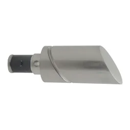 Lot De 2 Embouts Inspire, Chromé, Brossé Pour Barre De Vitrage Cylindre Diam.8/1