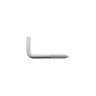 Support Barre De Vitrage, 10 Mm Gris Chromé Inspire