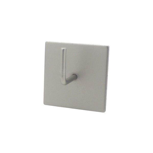Lot De 2 Supports Sans Perçage Barre De Vitrage, 10 Mm Gris Mat Inspire