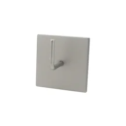 Lot De 2 Supports Sans Perçage Barre De Vitrage, 10 Mm Gris Mat Inspire