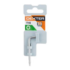 Clé mâle torx courte, 2,4 mm DEXTER T15