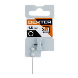 Clé hexagonal courte, 1.5 mm DEXTER