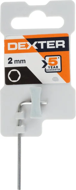 Clé hexagonal courte, 2 mm DEXTER