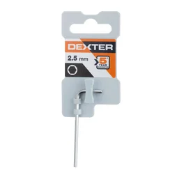 Clé hexagonal courte, 2,5 mm DEXTER