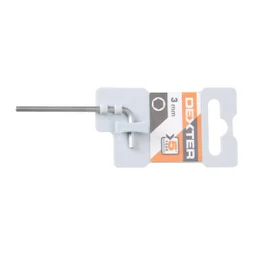Clé hexagonal courte, 3 mm DEXTER