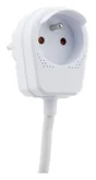 Rallonge menager 2 prises 16a h03vvf 3g1,5 3 metres blanc zenitech