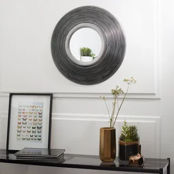 Miroir Rond Eden, Argent Diam.56 Cm