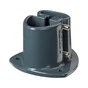 Platine Aluminium A Visser Platine Axor Grise Gris, H.7.5 Cm X Section 110X110 Mm