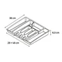 Porte-Couteaux Plastique Gris