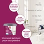 Peinture Multisupport V33 Easy Cover® Blanc Couvrant Satiné, 10 L