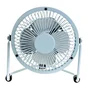 Mini ventilateur de table, EQUATION, Lara, Diam.10 cm, 15.0 W metal blanc