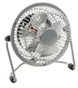 Mini ventilateur de table, EQUATION, Lara, Diam.10 cm, 15 W metal gris