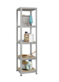 Etagère métal Strong Cube galvanisé, 5 tablettes l.45 x H.176 x P.45 cm