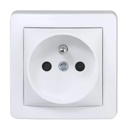 Prise avec terre saillie, complet, SCHNEIDER ELECTRIC Alréa, blanc