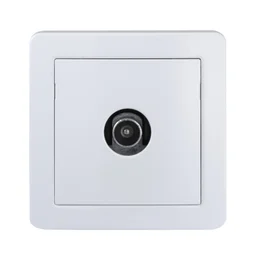 Prise tv saillie complet Alréa, SCHNEIDER ELECTRIC, blanc