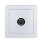 Prise tv saillie complet Alréa, SCHNEIDER ELECTRIC, blanc