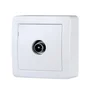 Prise tv saillie complet Alréa, SCHNEIDER ELECTRIC, blanc
