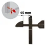 Arrêt Acier Prépeint, H.230 X P.20 Mm