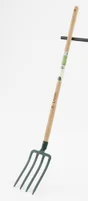 Fourche à bêcher acier forgé GEOLIA manche bois l.110 cm