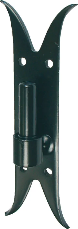 Gond Sur Platine Acier Prépeint, H.225X Diam.16 Mm