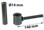 Gond Chimique Acier Prépeint, H.80X Diam.14 Mm
