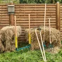 Binette acier GEOLIA manche bois L.130 Cm