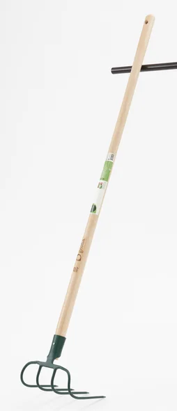 Croc À Fumier Acier Forgé Geolia Manche Bois L.130 Cm