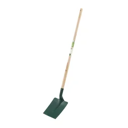 Pelle Carrée Acier Geolia, Pelle Carree 25 Cm Em Bois 120 Cm Geolia, Manche Bois