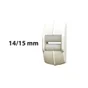 Guide sangle pvc laqué, H.45 X L.22 X P.10 Mm