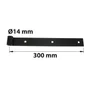 Penture Acier Prépeint, H.35 X L.300 X P.23 Mm